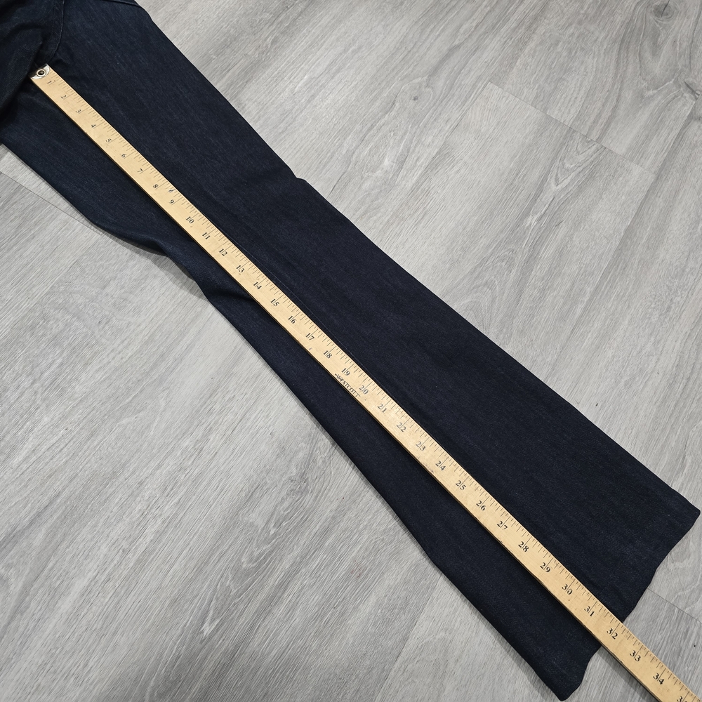 PAIGE Dark Indigo Flare Jeans - Picture 6 of 9